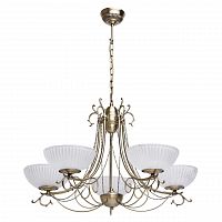 подвесная люстра mw-light фелиция 347017605 белая в Нижнекамске