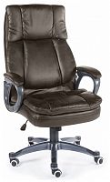 кресло для руководителя norden chairs мэдисон, обивка: искусственная кожа, цвет: экокожа темно-коричневая в Нижнекамске