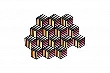 ковер parquet hexagon orange 203x153 от gan в Нижнекамске