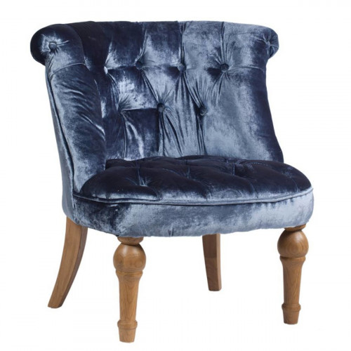 кресло sophie tufted синее в Нижнекамске