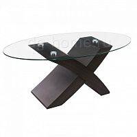 стол деревянный valensa walnut венге, прозрачный в Нижнекамске