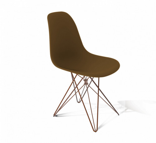 стул dsr коричневый s50 (eames style) в Нижнекамске