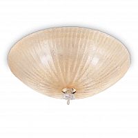 потолочный светильник ideal lux shell pl4 ambra в Нижнекамске