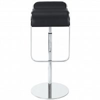 барный стул lem style piston stool черная кожа в Нижнекамске