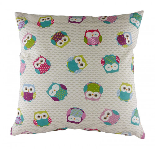 подушка с принтом owl print pink в Нижнекамске