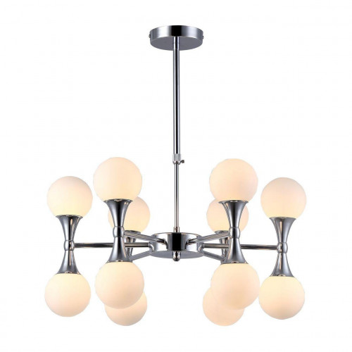 подвесная люстра arte lamp a9162lm-12cc белая в Нижнекамске