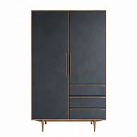 шкаф bruni black с ящиками черный в Нижнекамске