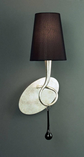 бра mantra paola painted silver 3538 чёрный в Нижнекамске