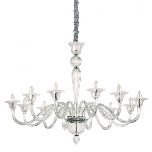 подвесная люстра ideal lux brigitta sp12 trasparente в Нижнекамске