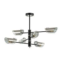 потолочная люстра lumion nolan 4402/6c дымчатая в Нижнекамске