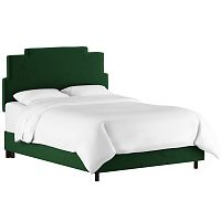 кровать двуспальная 180х200 зеленая paxton emerald velvet в Нижнекамске