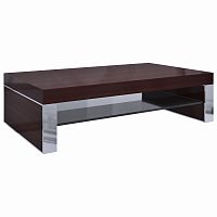столик журнальный low silver brown коричневый, серый в Нижнекамске