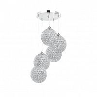 дизайнерская подвесная люстра spot light imperia 8220528 хром в Нижнекамске