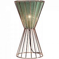 лампа настольная hourglass зеленая в Нижнекамске