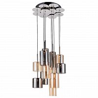 дизайнерская подвесная люстра spot light flaconetta 1301228 серая в Нижнекамске