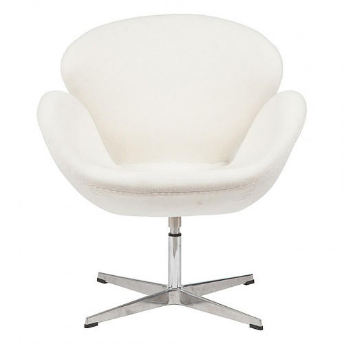 кресло swan chair белое в Нижнекамске