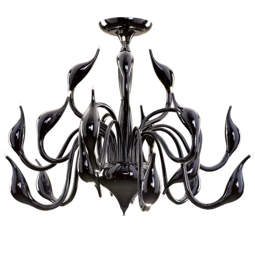 потолочная люстра lightstar cigno collo bk 751187 в Нижнекамске