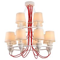 подвесная люстра arte lamp sergio a3325lm-8-4wh в Нижнекамске