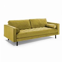 диван bogart sofa 3 трехместный темно-желтый от la forma (ex julia grup) в Нижнекамске