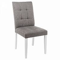 стул деревянный madina white / fabric pebble в Нижнекамске