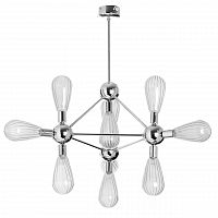 дизайнерская подвесная люстра spot light silvio 8301028 хром в Нижнекамске
