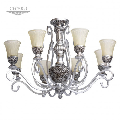 потолочная люстра chiaro версаче 254010908 белая в Нижнекамске
