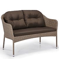 плетеный диван light brown коричневый в Нижнекамске