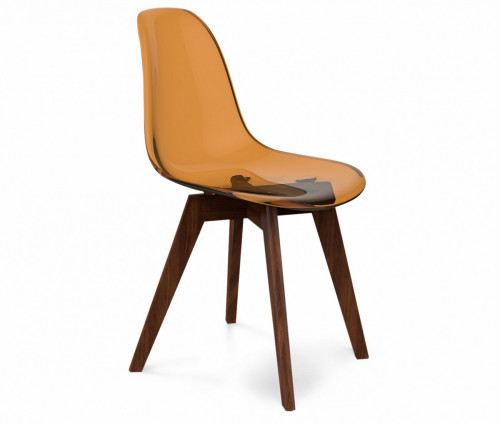 стул dsw кофейный s39 (eames style) в Нижнекамске