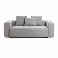диван blok sofa 3 светло-серый от la forma (ex julia grup) в Нижнекамске