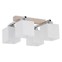 потолочная люстра tk lighting 282 toni 4 бежевая в Нижнекамске