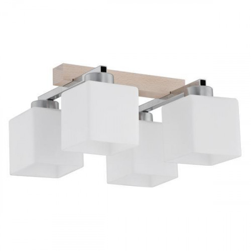 потолочная люстра tk lighting 282 toni 4 бежевая в Нижнекамске