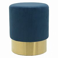 пуф pudra blue синий с золотым в Нижнекамске