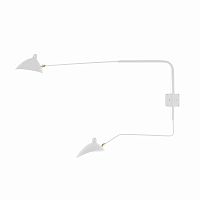 настенный светильник sconce mouille 2 лампы 2 белый в Нижнекамске