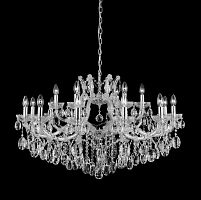 подвесная люстра crystal lux hollywood sp12+6 chrome хром в Нижнекамске
