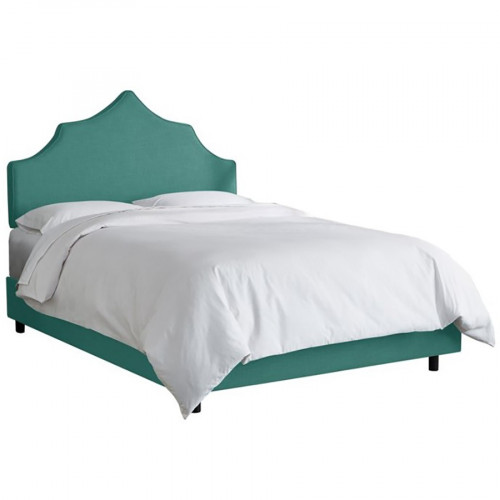 кровать двуспальная 160х200 бирюзовая camille light teal в Нижнекамске