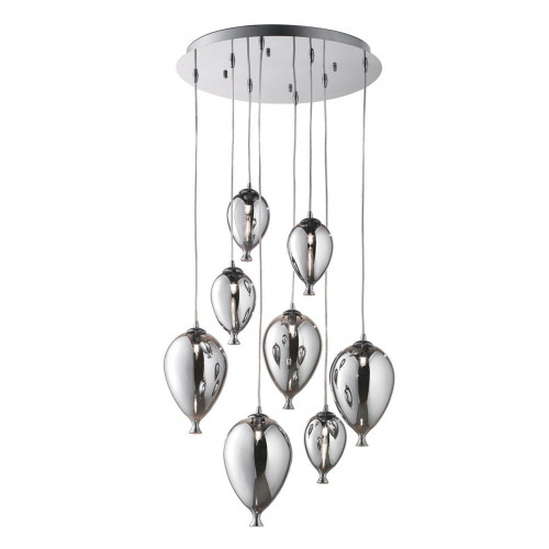 подвесная люстра ideal lux clown sp8 cromo в Нижнекамске