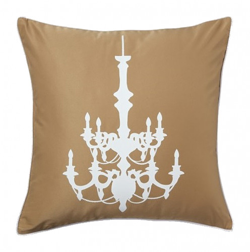 подушка с рисунком канделябра chandelier mustard в Нижнекамске