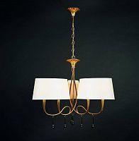 подвесная люстра mantra paola painted gold 3540 в Нижнекамске