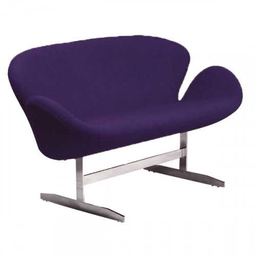 диван swan sofa прямой фиолетовый в Нижнекамске
