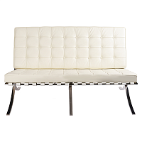 диван barcelona style loveseat sofa прямой белый в Нижнекамске