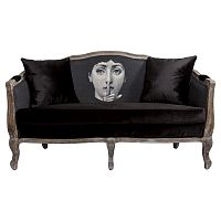 диван «секрет» fornasetti прямой черный в Нижнекамске