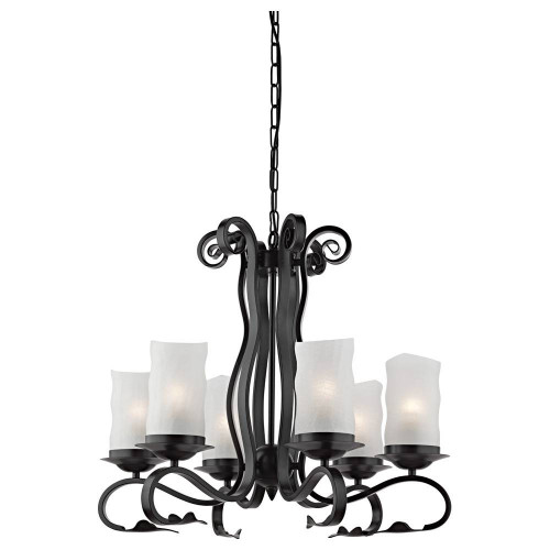 подвесная люстра arte lamp scroll a7915lm-6bk в Нижнекамске