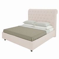 кровать sweet dreams 90х200 велюр светло-бежевый р в Нижнекамске