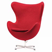 кресло egg chair красное в Нижнекамске
