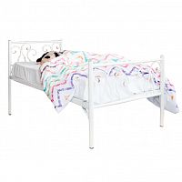 кованая кровать детская 70х160 белая лацио kids в Нижнекамске