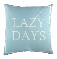 подушка с надписью lazy days в Нижнекамске