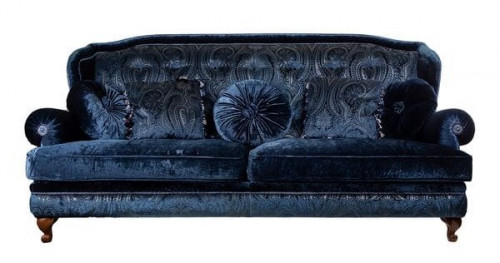 диван cellini прямой синий в Нижнекамске