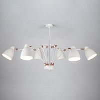потолочная люстра eurosvet loft 70084/6 белый в Нижнекамске