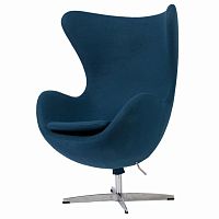 кресло egg chair сине-зеленое в Нижнекамске