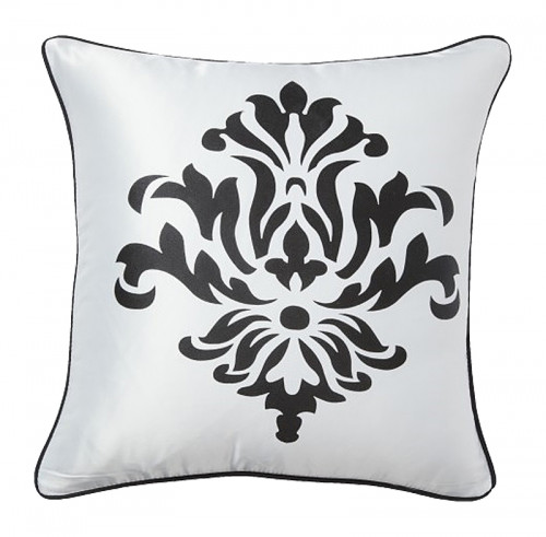 подушка с геральдическими лилиями fleur de lys ii white в Нижнекамске